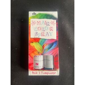 NPW Hair Color Spray Pink and Turquoise Temporary Washable Dye 2 Pack K30112
